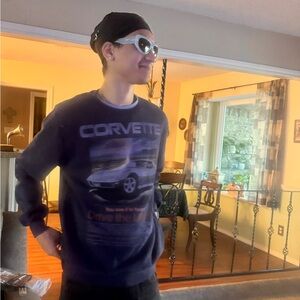 MCM Navy Crewneck Sweater